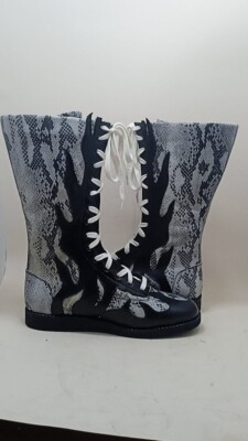 Wrestling boots, pro wrestling boots,  Men Women Wrestling Boots, Costume Boots,