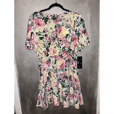 Faithful the Brand Sidonie Venissa CottageCore RomCom Boho Floral Mini Dress