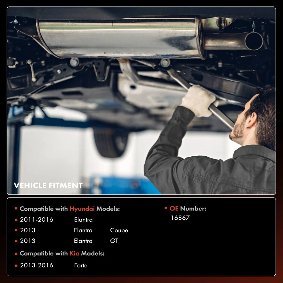 Convertidor catalítico para Hyundai Elantra 2011-2016 cupé Elantra 2013 Kia Forte Foto 2 de 4