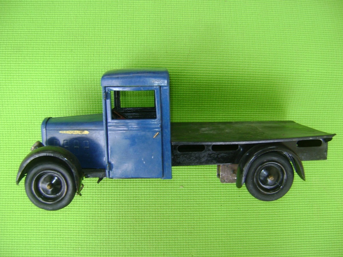 JOUET ANCIEN CIJ 6/27 Renault 2.5T Laitier Mecanique 1960 34Cm EUR 1.690,00 - FR