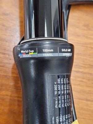 RockShox SID World Cup 29 27.5+ Boost 100mm Forks Scratches No