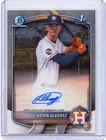 2025 Bowman Chrome Kevin Alvarez #CPA-KA 1st Prospect Auto Houston Astros