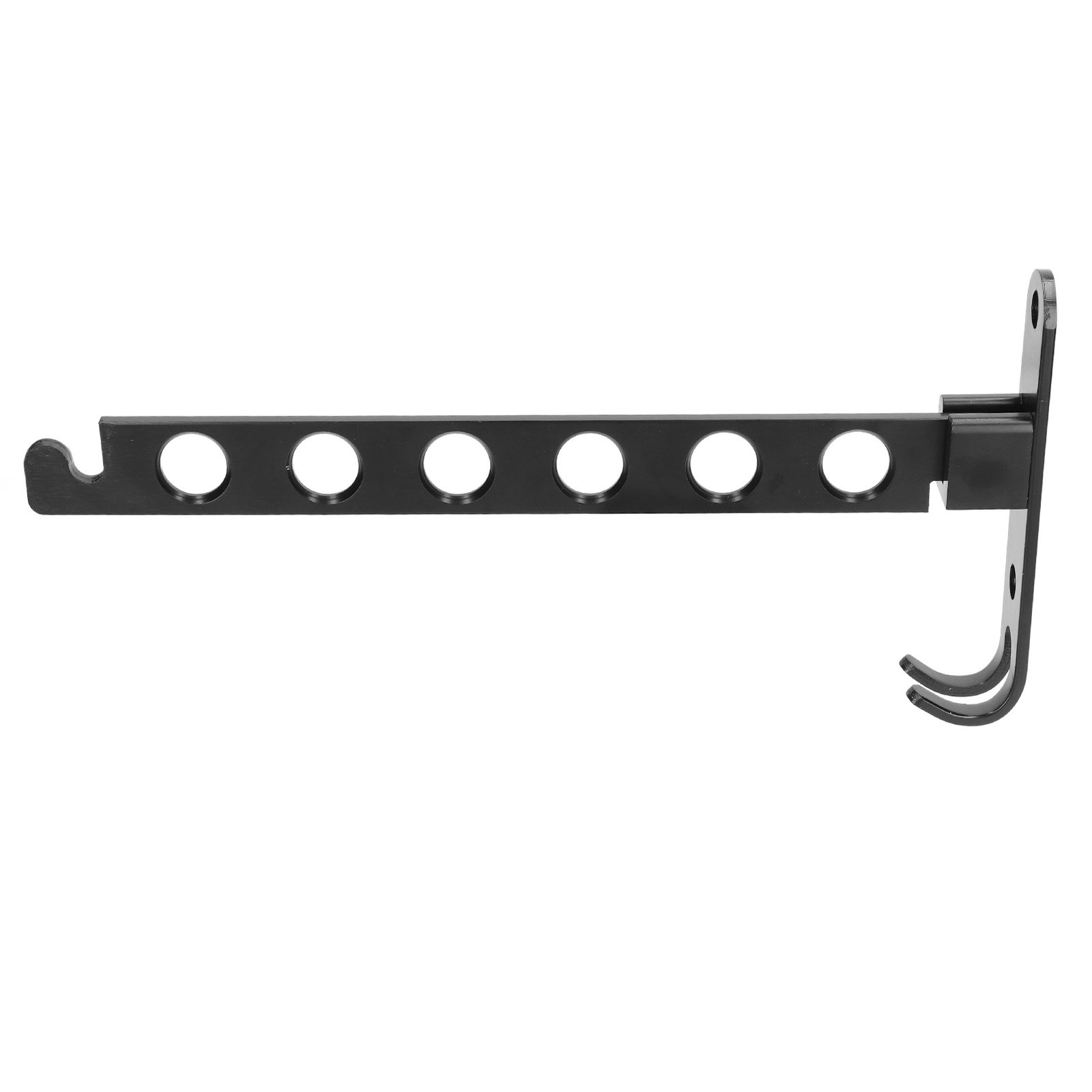 .Folding Clothes Hanger Space Saving 90° Collapsible Laundry Drying Rack With 6
