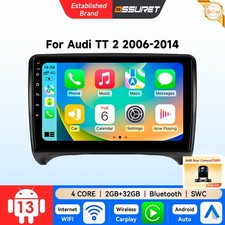 Android 15 Apple Carplay Gps For Audi Tt 2006-2014 232gb Swc Wifi W Ahd Camera
