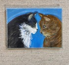 ACEO Original Acrylic Painting Cat Kitten miniature by BrydenArt — photo 2