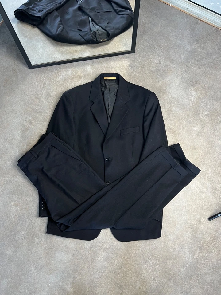 Authentic Vintage Yves Saint Laurent Black Suit - Image 2 of 4