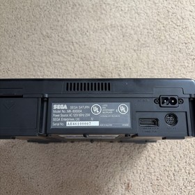 Sega Saturn MK-80000A Console with one controller and hookups Tested Works 