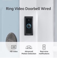 NEW Ring Video Doorbell Pro - Sleek Design HD Smart Wifi Video - SMOOTH BLACK
