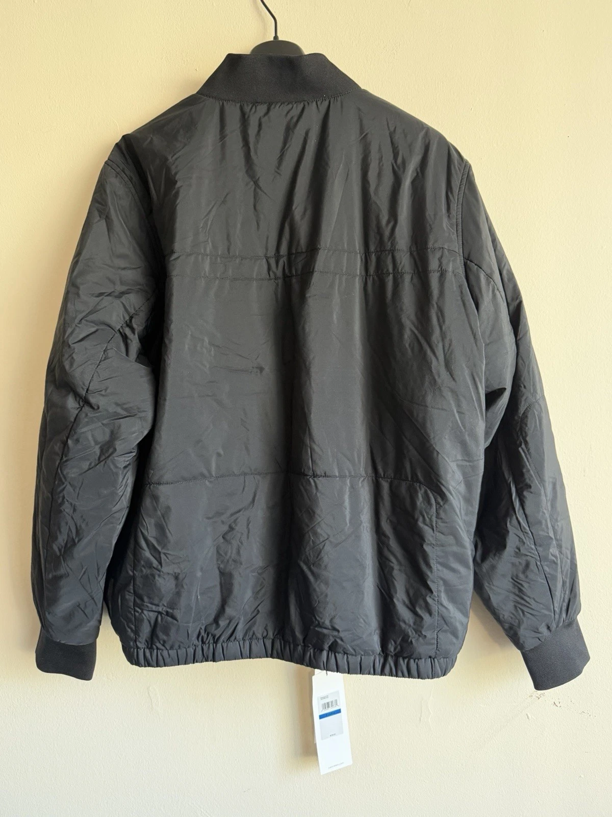 Calvin Klein Men’s Lightweight Quilted Bomber Jacket In Black XL - product detail image 5