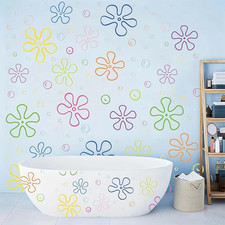 156PCS under the Sea Wall Decals  Removable and Reusable Bubble Decals for Kids R