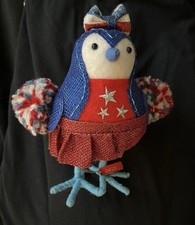 Sun Squad Featherly Friends 2025 Cheery Target Red, White, Blue Bird