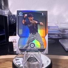 2023 Bowman Draft Colt Emerson #BDC-42 Chrome Refractor 1st Bowman Mariners 💎
