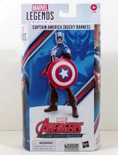 Marvel Legends Avengers Series ~ Captain America, Bucky Barnes (Brand New)