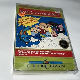 Nintendo NES Kung Fu Heroes 1986 Game , Box and Dust Cover