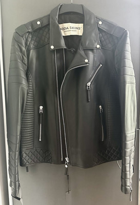 BODA SKINS Kay Michaels Lederjacke Biker Style NEU mit Etikett Gr.4XL / DE XL