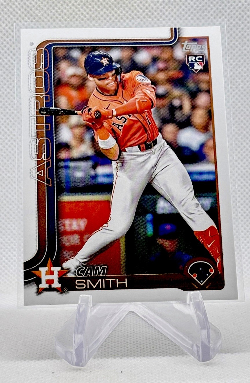 2025 Topps Update Series Cam Smith Base Rookie Card #US298 - Astros