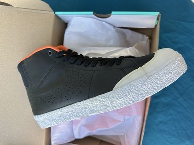 Nike SB Blazer Zoom Mid XT Black White Orange 876872-001 Sz 10.5