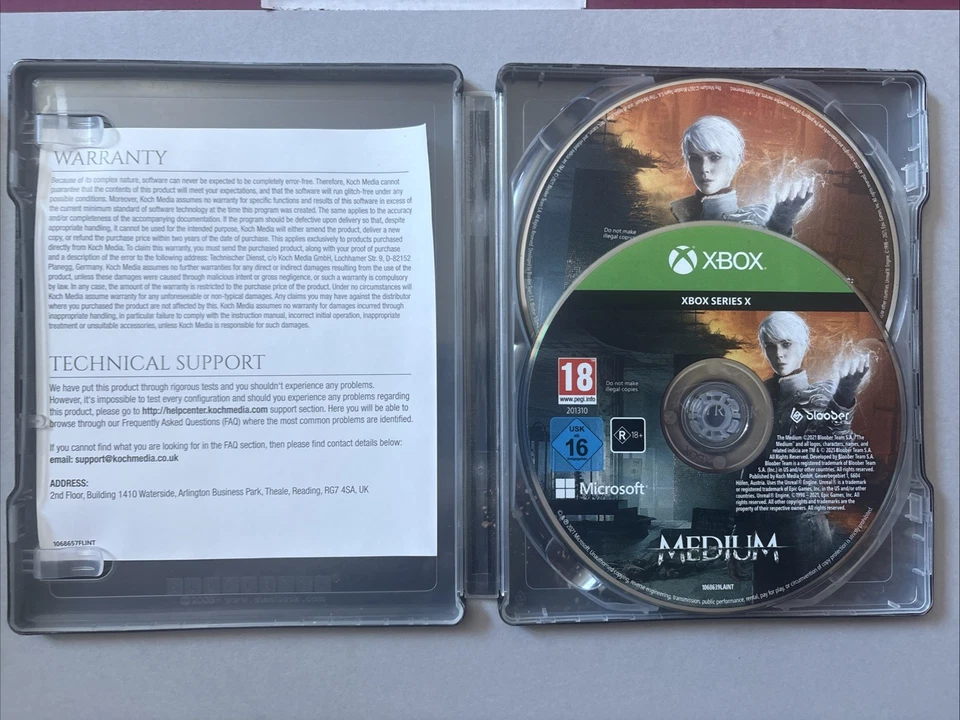 The Medium Two Worlds Special Edition Xbox Series X Steelbook Artbook & OST CIB, photo 3 of 5