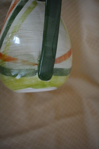 Large Pitcher JUG Metlox Vernonware MCM Tam O'shanter Plaid 3 qt homespun - Picture 6 of 6