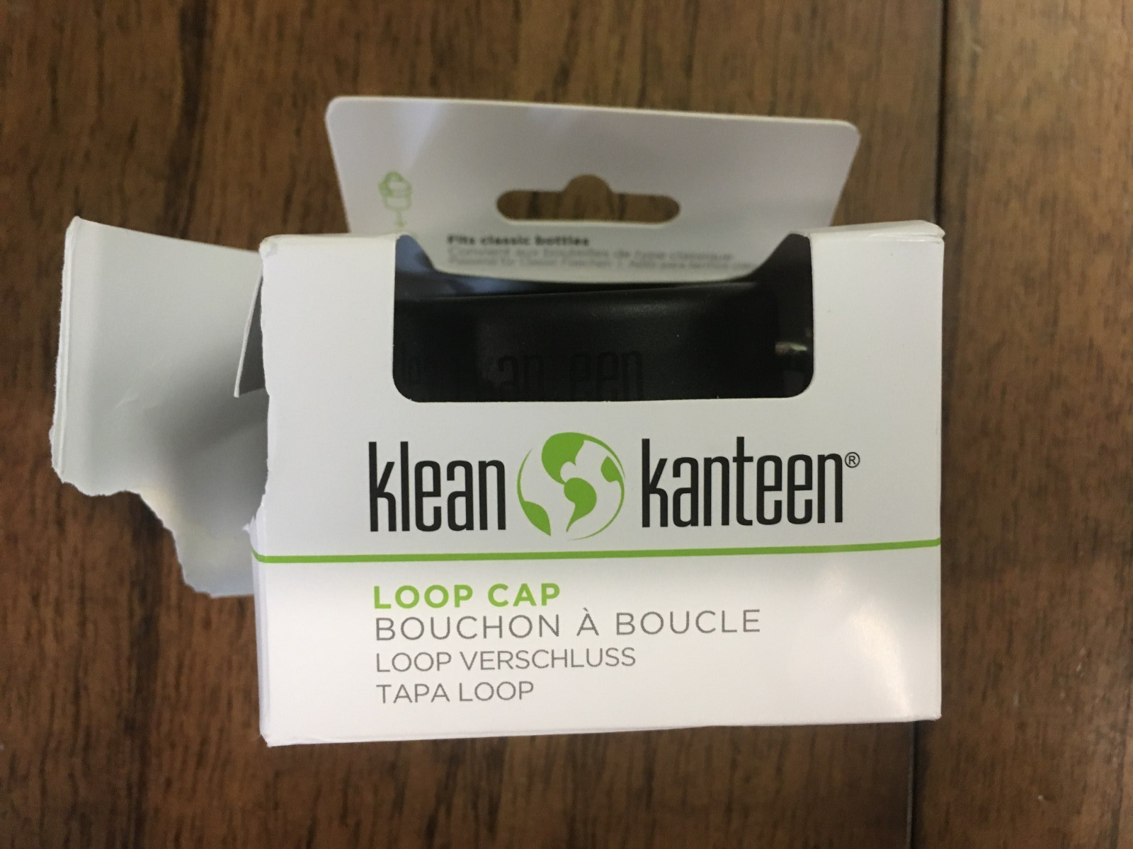 Klean Kanteen Carry Black Loop Cap &ndash; Leak Proof Dishwasher-Safe BPA-Free lid