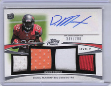 Doug Martin Cards and Autograph Memorabilia Guide 6