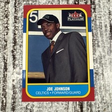 JOE JOHNSON 2001-02 Fleer Platinum Rookie Card #221 Boston Celtics. rookie card picture