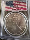 PCGS MS69 CERTIFIED 9/11 Sept 11 WTC Ground Zero Recovery 1991 $1 Silver Eagle