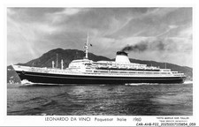 CAR-AHBP22-1144-LINER - PHOTO MARIUS BAR - Leonardo da vinci - Italy 1960
