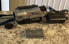 Sony DCR-TRV140 Digital8 Handycam Tested  Working W/Tape Battery  Adapter