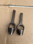 2 X Vintage Solid Warranted Steel PRIORY  And Steel Leather Hole Punches