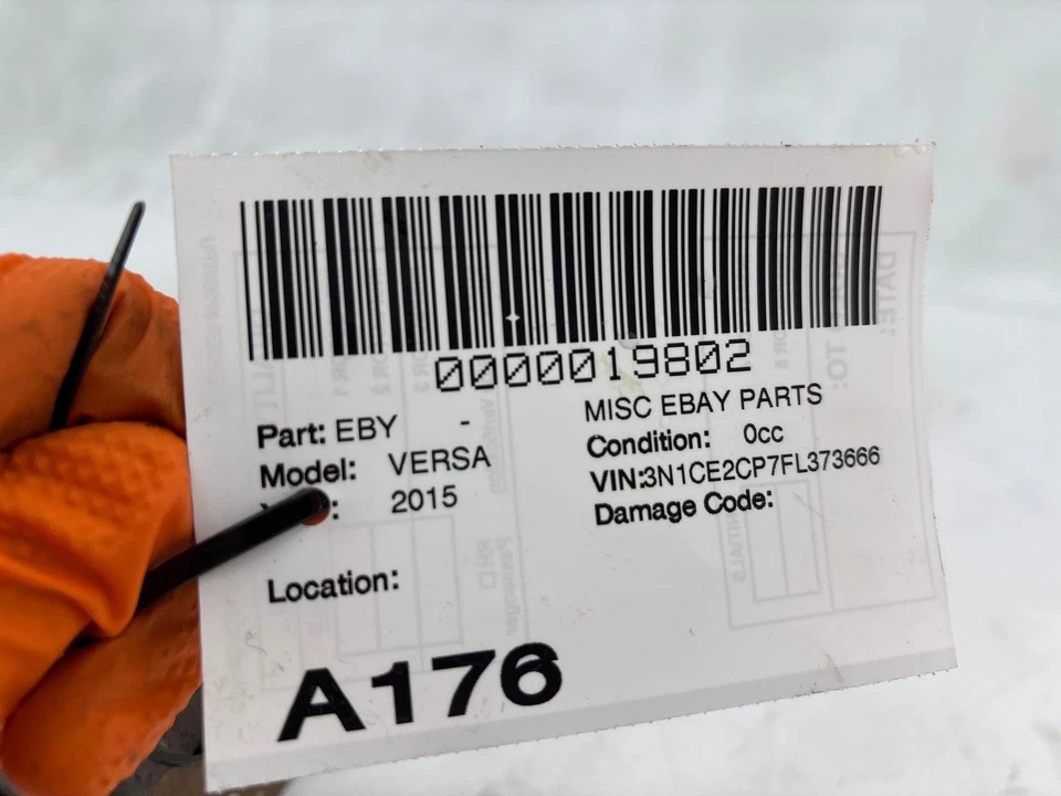 2015 Nissan Versa Hatchback Pedal Brake And Acceleration Oem - Image 2 of 4