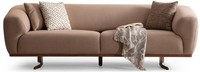 3-Sitzer Sofa Stil Modern Wohnzimmer Braun Praktisch Komfortabel