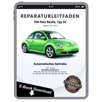 VW New Beetle 9C 1997-2010 4 Gang Automatikgetriebe 01M Reparaturleitfaden Ebook