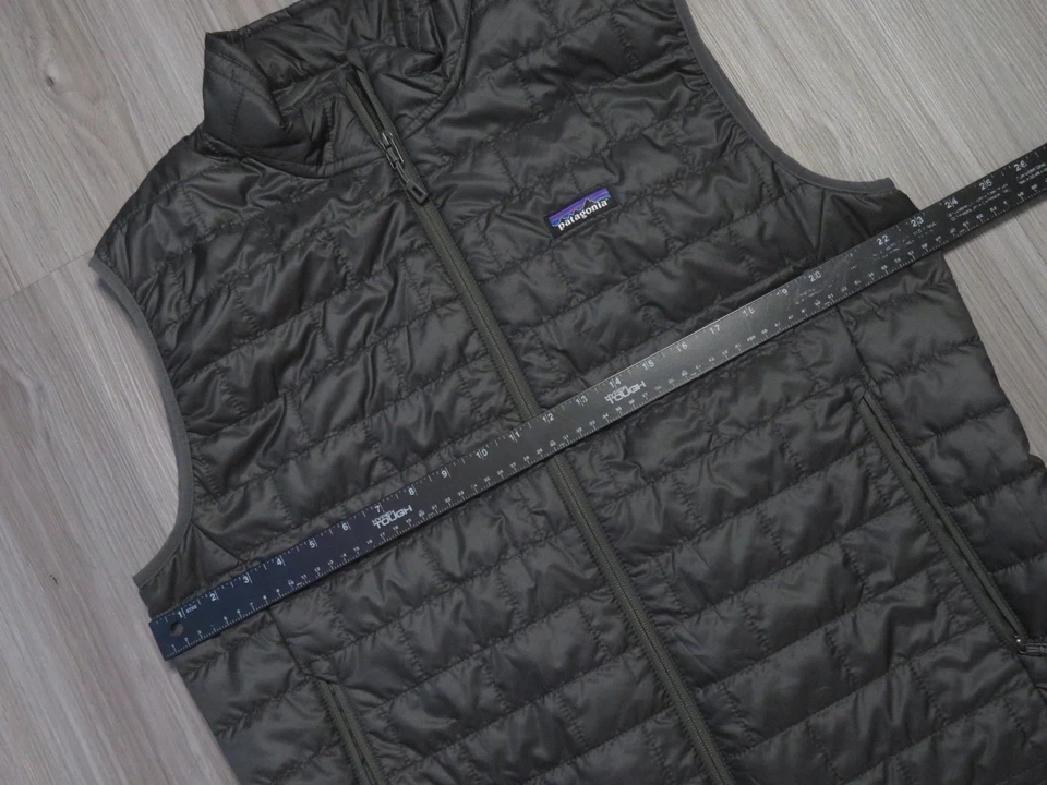 Patagonia Mens Vest Grey Size Large Nano Puff 84242 - Image 3 of 4