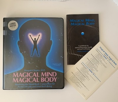 CDs set of 4 Audio Magical Mind, Magical Body Deepak Chopra and Guidebook Set!