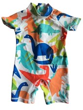 Baby Dinosaur Sunsuit 0-3 Months Swimwear One Piece UV Summer Outfit