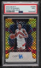 2022-23 Select Signatures Gold Prizm 6/10 Scottie Barnes PSA 9 MINT Auto 06st
