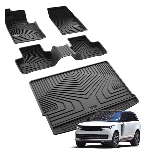 LASFIT Full Set 1st & 2nd Row Floor Mats + Cargo Liner for 2018-2026 Volvo XC60