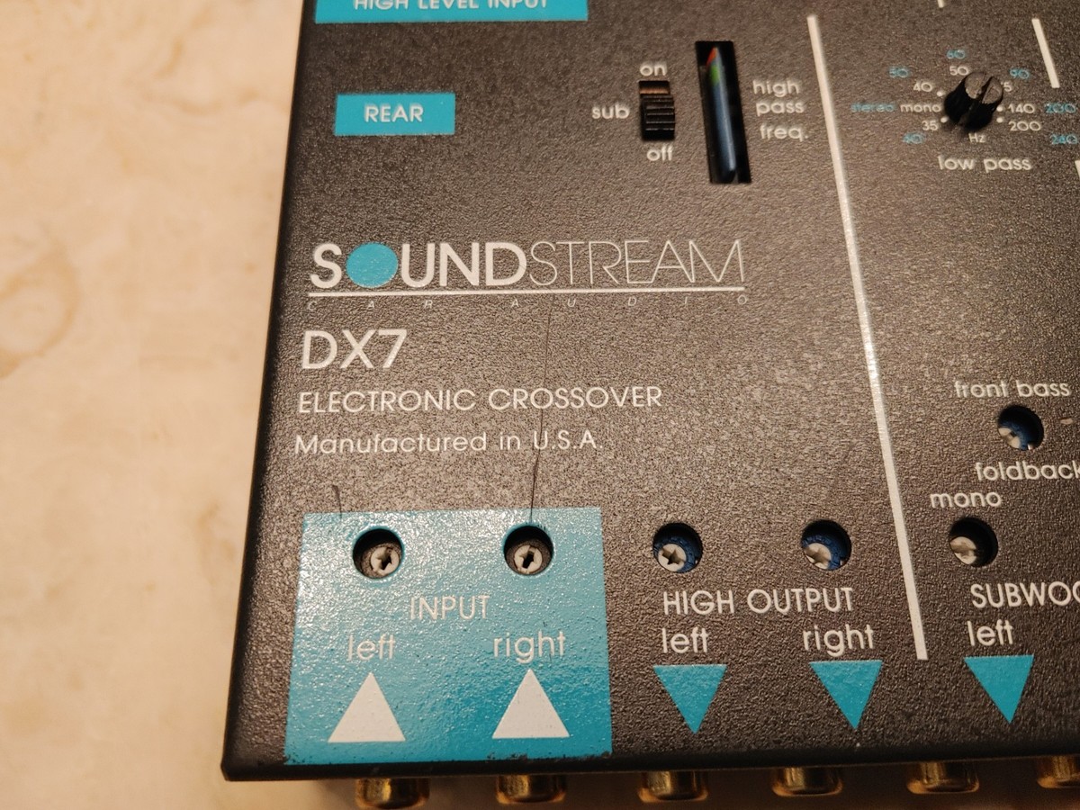 Soundstream DX7 Electronic Crossover | eBay