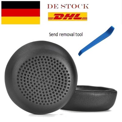 2Pcs Schwarzes Ohrpolster +Werkzeug für Logitech Zone Wired Headphone DE STOCK