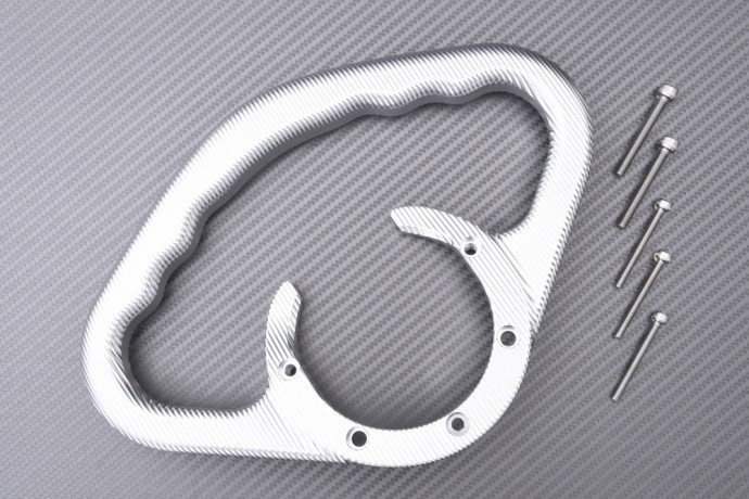 Poignée de réservoir passager en aluminium argent de haute précision pour KTM Duke 390