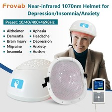 1070nm Near Infrared Light Therapy Brain Helmet PBM for Neuro Support,Depression