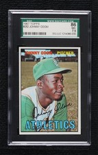 1967 Topps Blue Moon Odom Johnny Odom #282 SGC 86 n8a