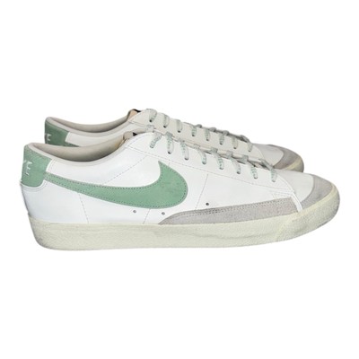 Nike Mens Blazer Low '77 Premium Enamel Green DO9799-100 Sneakers Size 14