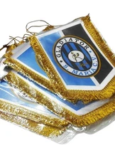 gagliardetto personalizzato 24x29cm per calcio e altri sport premiazione