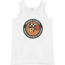 'Board Games: Where Math Meets Mayhem' Adult Vest / Tank Top AV054072 