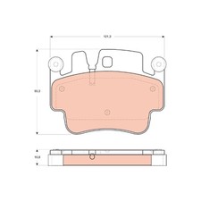 Satz Bremsbeläge Bremsklötze vorne für Porsche 911 996 997 Boxster 986 | 2423