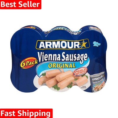 Star  Vienna Sausage - Canned, Gluten-Free, 4.6 oz x 6 for Easy Meals