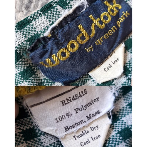 ¡Pantalones con fondo Gingham Bell vintage años 70! ¡Increíble ajuste cómodo! - Imagen 9 de 10