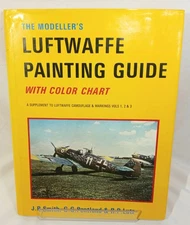 The Modeller’s Luftwaffe Painting Guide with Color Chart by Smith Pentland -1979